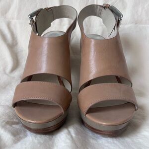 Michael, Michael Kors Tan Leather Women's Sandals